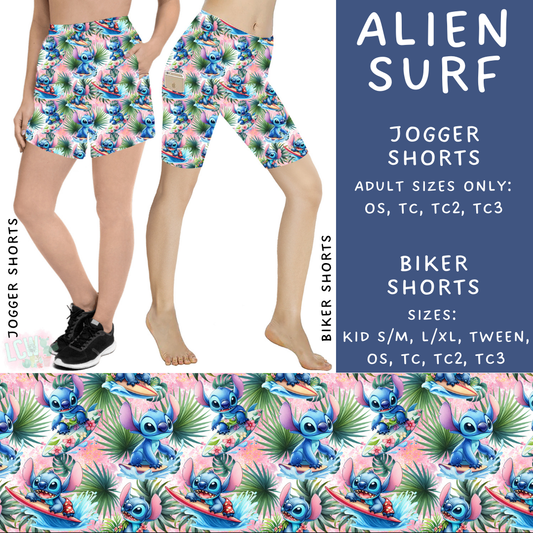 Batch #333 - Magical Summer - Closes 5/7 - ETA late June - Alien Surf Biker & Jogger Shorts