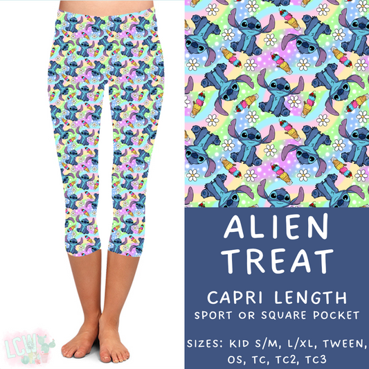 Batch #333 - Magical Summer - Closes 5/7 - ETA late June - Alien Treat Full and Capri Length Leggings