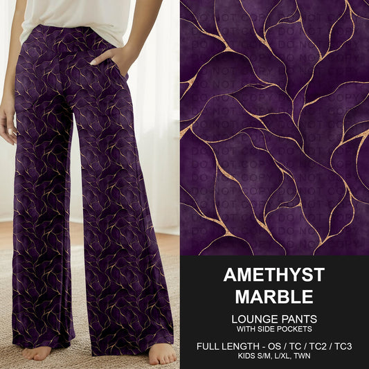B261 - Preorder Amethyst Marble Lounge Pants (Closes 11/16. ETA late Jan.)