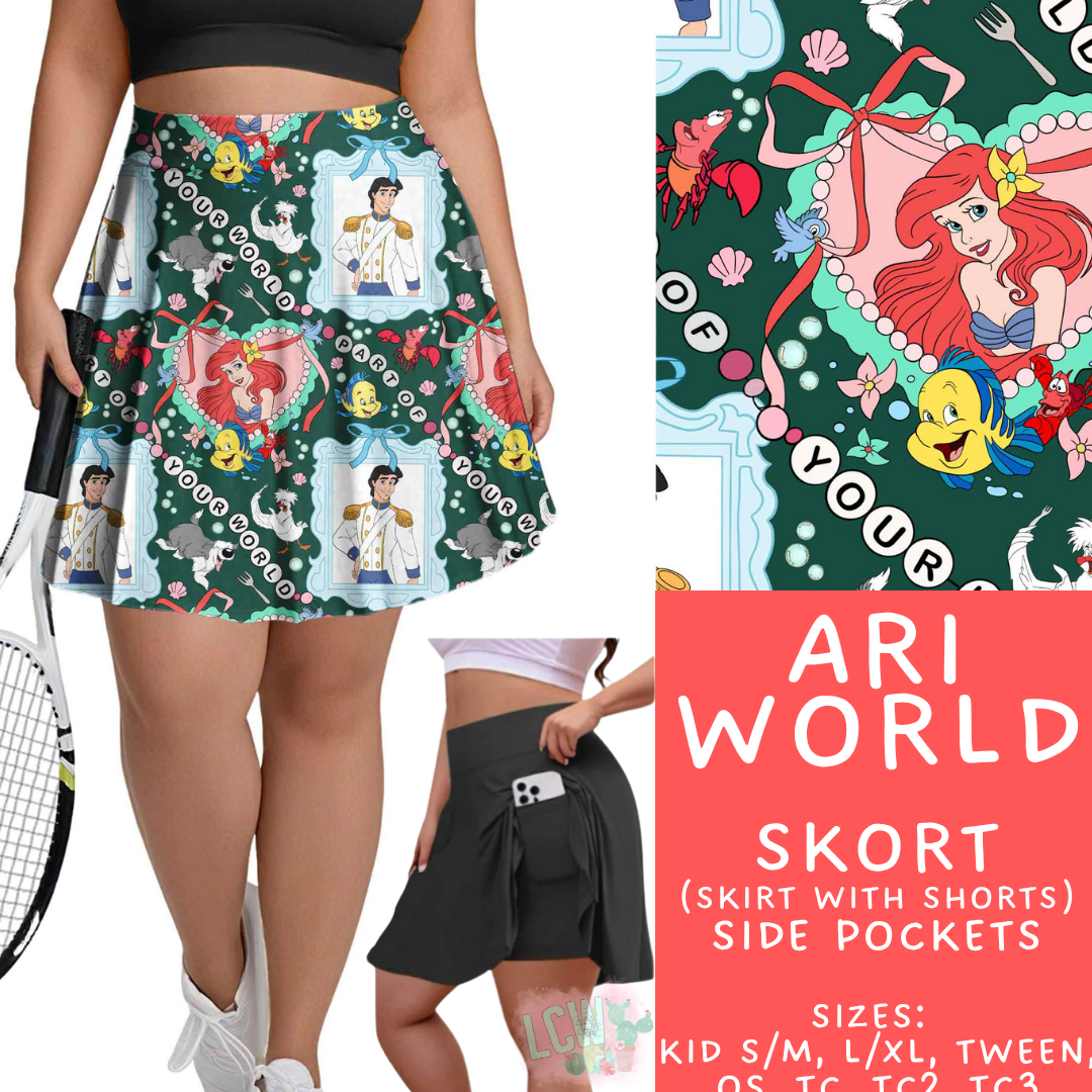 Batch #552 - Magical Faves 22 - Closes 7/6 - ETA early Sept - Ari World Skort