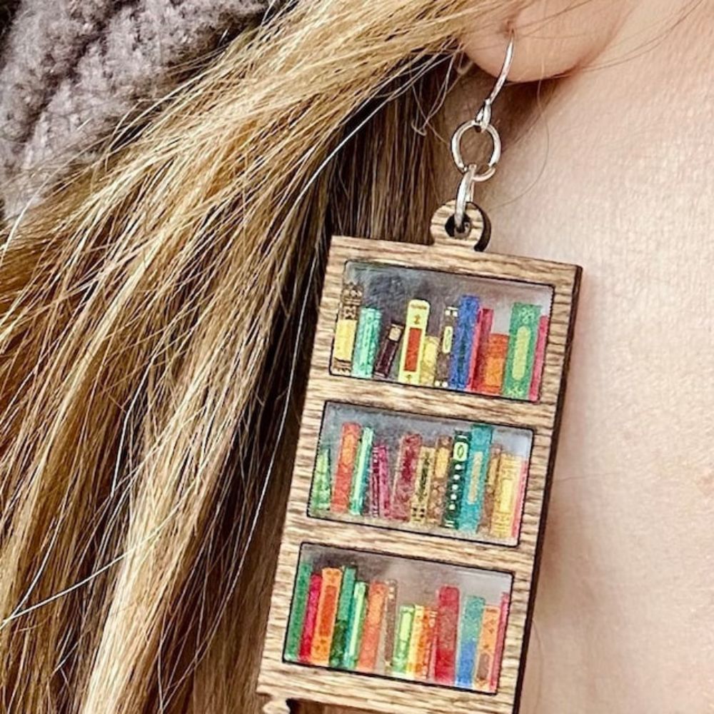 BOOK LOVER EARRINGS (PAIR) - Alonna's Legging Land
