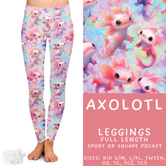 Batch #411 - July Request Run - Closes 9/11 - ETA late October - Axolotl Full Length Leggings