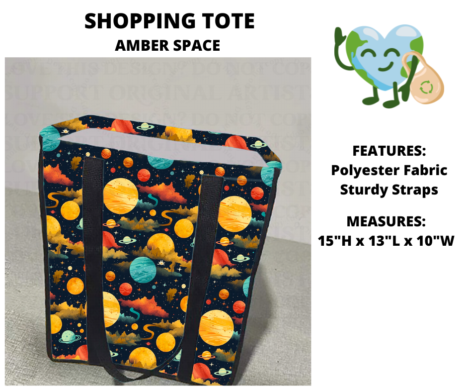 Amber Space Shopping Tote