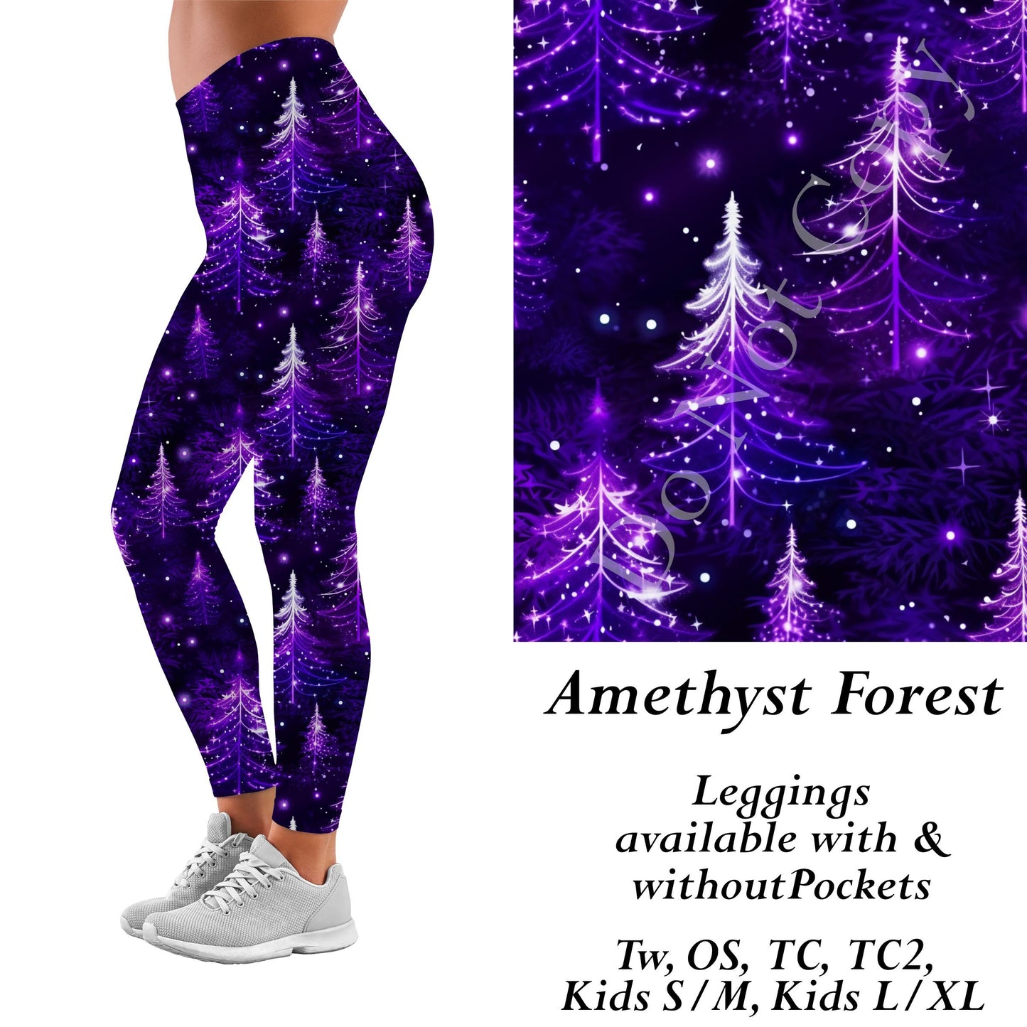 JAAM01-  Amethyst Forest Leggings Preorder (Closes 9/10. ETA: End Nov.)