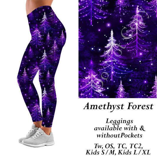 JAAM01-  Amethyst Forest Leggings Preorder (Closes 9/10. ETA: End Nov.)