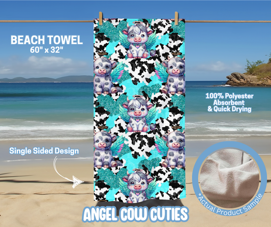 Preorder! Closes 5/15. ETA August. Angel Cow Cuties Towel