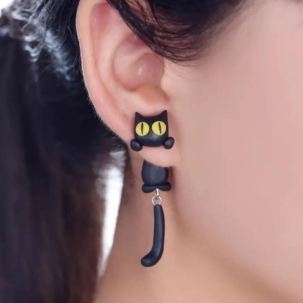 HANDMADE CAT EARRINGS (PAIR) - Alonna's Legging Land