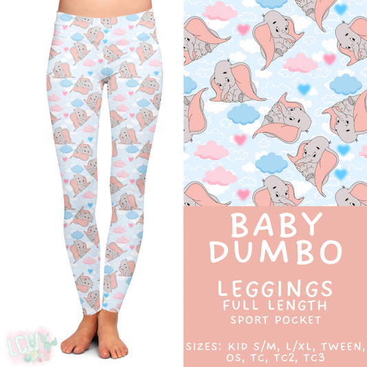 Batch #449 - Magical Faves 15 - Closes 11/19 - ETA early Jan - Baby Dumbo Full Length Leggings