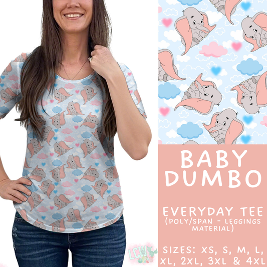 Batch #449 - Magical Faves 15 - Closes 11/19 - ETA early Jan - Baby Dumbo Everyday Tee