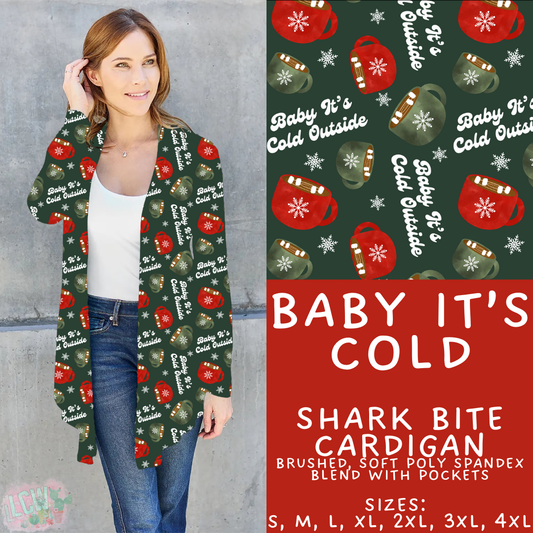 Batch #428 - Christmas Spirit - Closes 10/10 - ETA late Nov - Baby It's Cold Cardigan