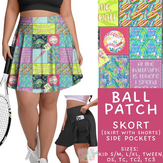 Batch #538 - Fun Run 23 - Closes 6/3 - ETA early August - Ball Patch Skort