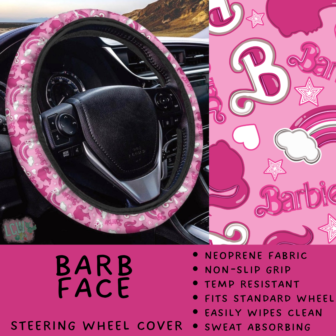 Batch #554 - Car Accessories 3 - Closes 7/10 - ETA early/mid Sept - Barb Face Steering Wheel Cover