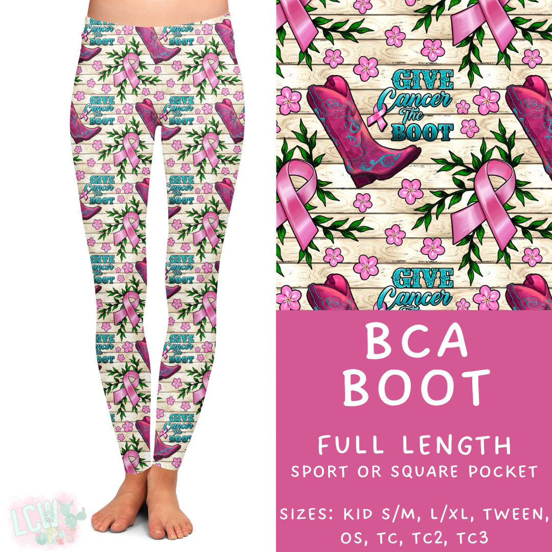 Ready to Ship - BCA Boot Full Length Leggings - Sport Pocket OS
