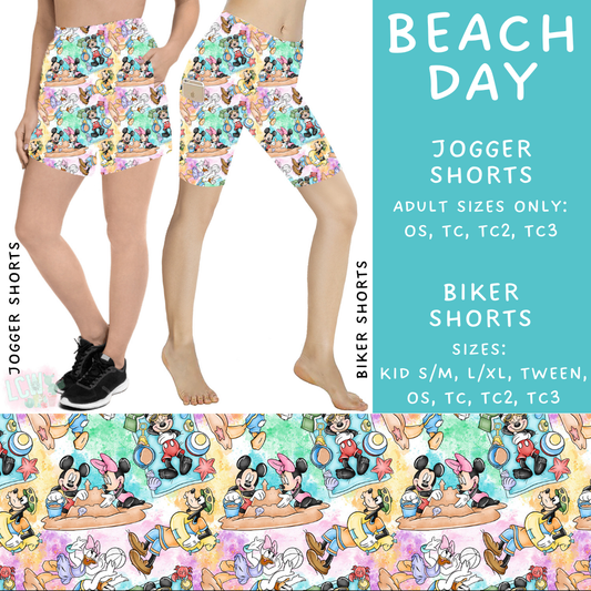 Batch #333 - Magical Summer - Closes 5/7 - ETA late June - Beach Day Biker & Jogger Shorts