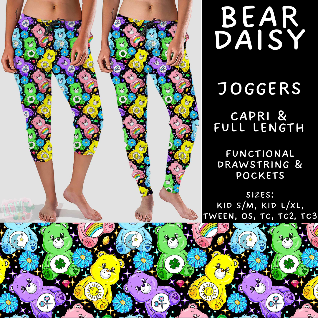 Batch #544 - Cool Characters 16 - Closes 6/17 - ETA mid August - Bear Daisy Full and Capri Length Joggers