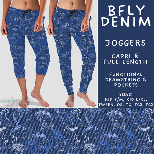 Batch #575 - Fun Run 26 - Closes 8/26 - ETA late October - BFly Denim Full and Capri Length Joggers