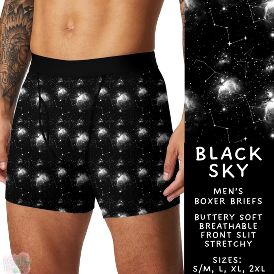 Batch #340 - Comfortable Underwear 4 - Closes 5/16 - ETA early July - Black Sky Men's Boxer Briefs