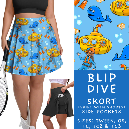Batch #339 - Character Summer - Closes 5/15 - ETA mid July - Blip Dive Skort