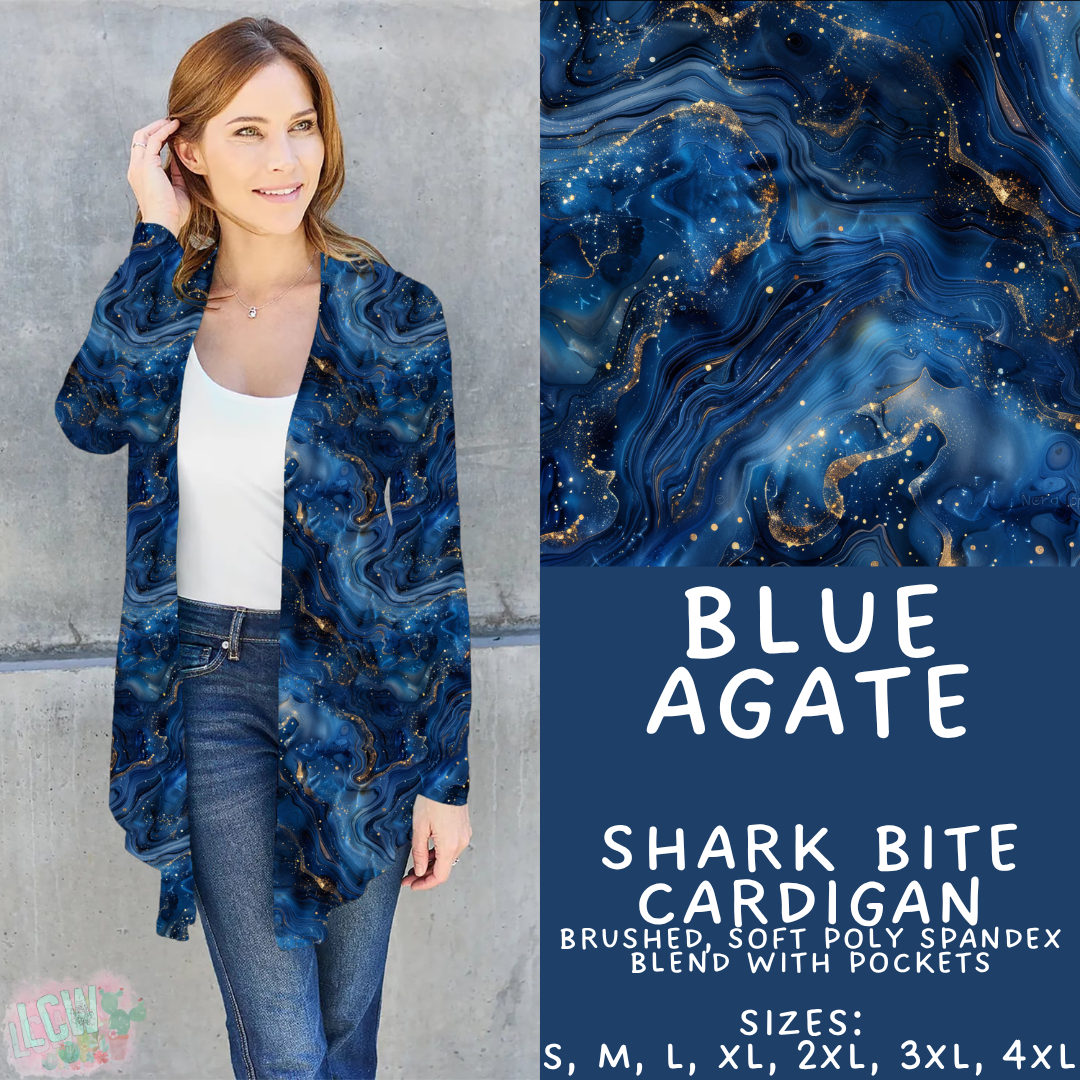 Batch #448 - Agate Collection - Closes 11/17 - ETA early Jan - Blue Agate Cardigan