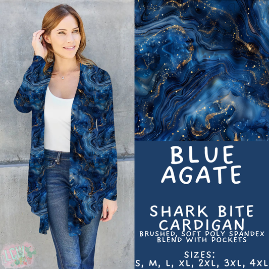Batch #448 - Agate Collection - Closes 11/17 - ETA early Jan - Blue Agate Cardigan