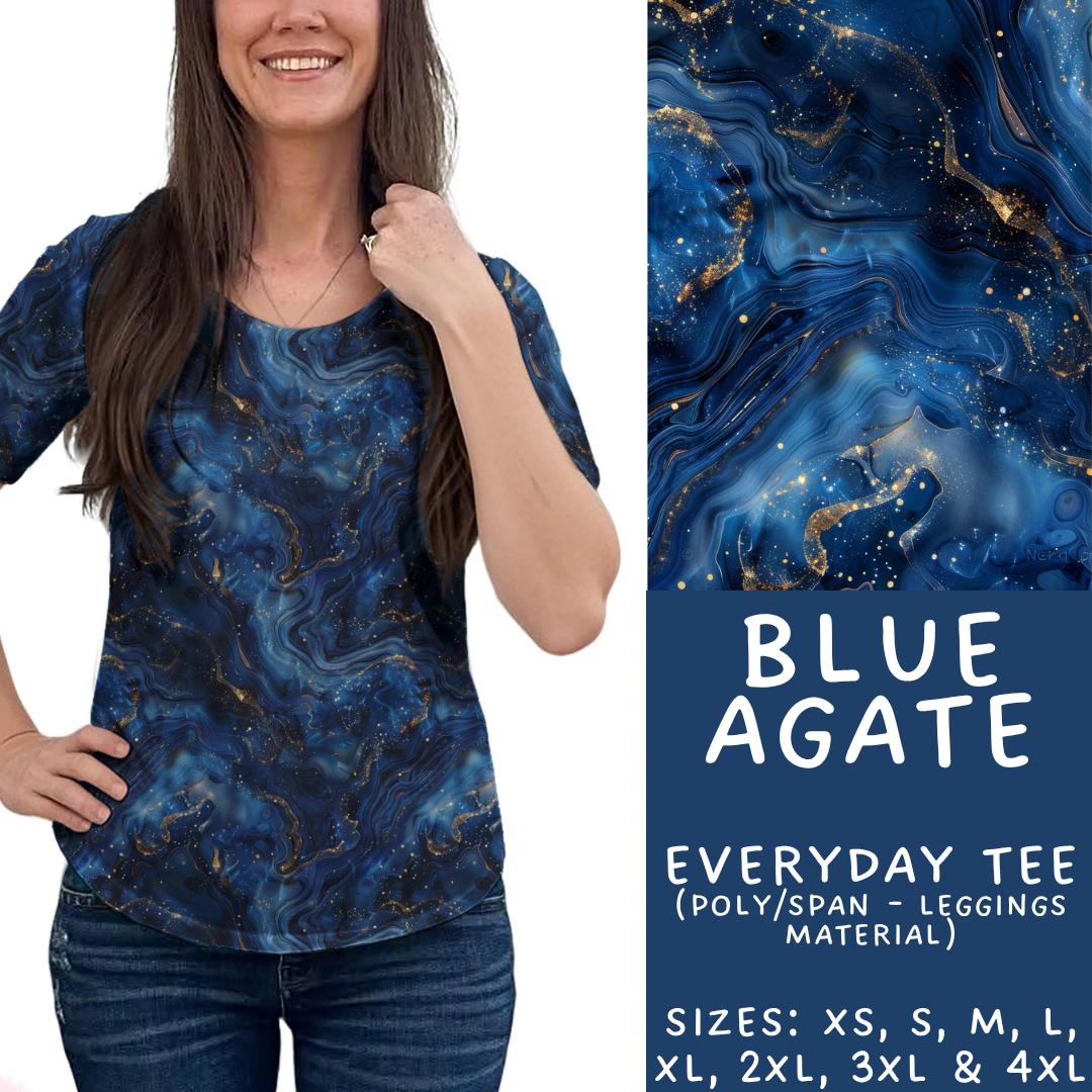 Batch #448 - Agate Collection - Closes 11/17 - ETA early Jan - Blue Agate Everyday Tee