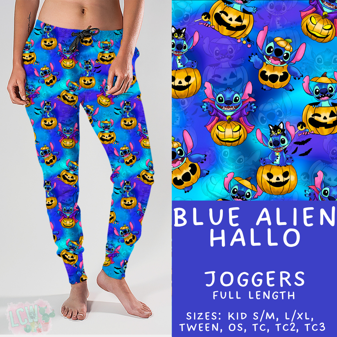 Ready to Ship - Blue Alien Hallo Joggers - TC2