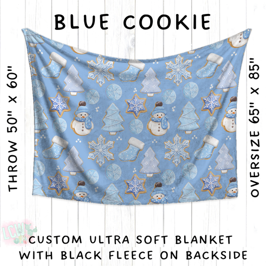 Batch #428 - Christmas Spirit - Closes 10/10 - ETA late Nov - Blue Cookie Blanket