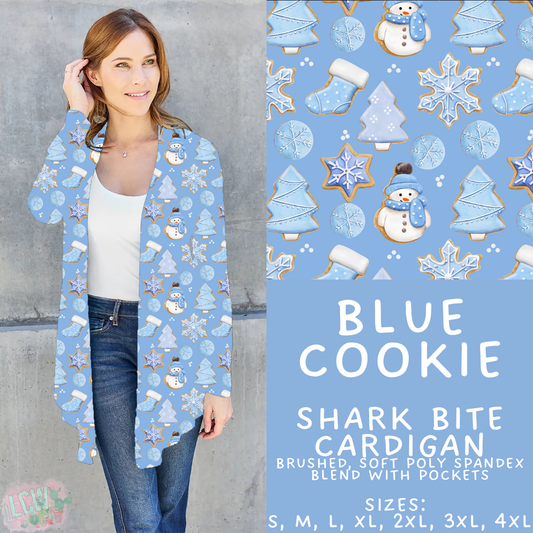 Batch #428 - Christmas Spirit - Closes 10/10 - ETA late Nov - Blue Cookie Cardigan