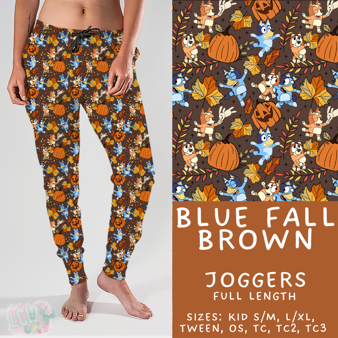 Batch #409 - Character Fall 2 - Closes 9/8 - ETA late October - Blue Fall Brown Joggers