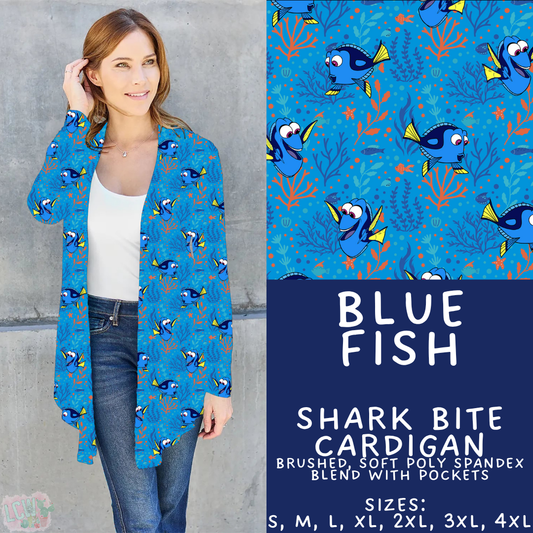 Batch #449 - Magical Faves 15 - Closes 11/19 - ETA early Jan - Blue Fish Cardigan
