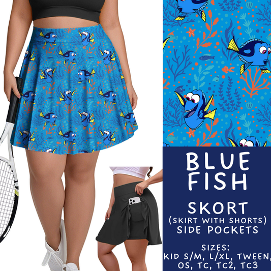 Batch #449 - Magical Faves 15 - Closes 11/19 - ETA early Jan - Blue Fish Skort