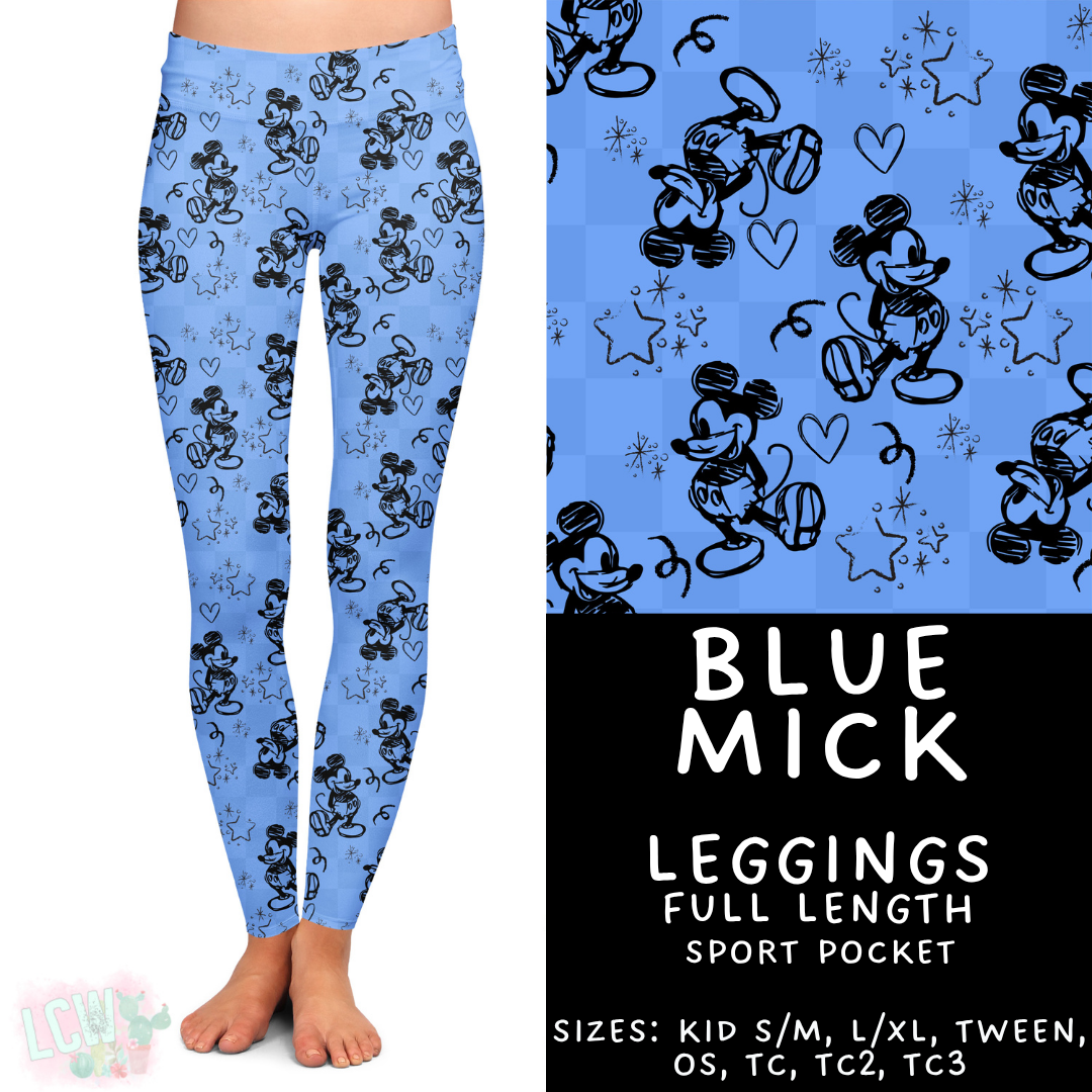 Batch #449 - Magical Faves 15 - Closes 11/19 - ETA early Jan - Blue Mick Full Length Leggings