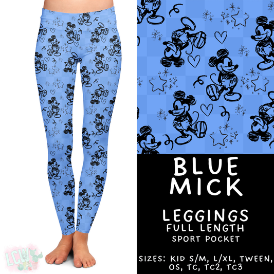 Batch #449 - Magical Faves 15 - Closes 11/19 - ETA early Jan - Blue Mick Full Length Leggings