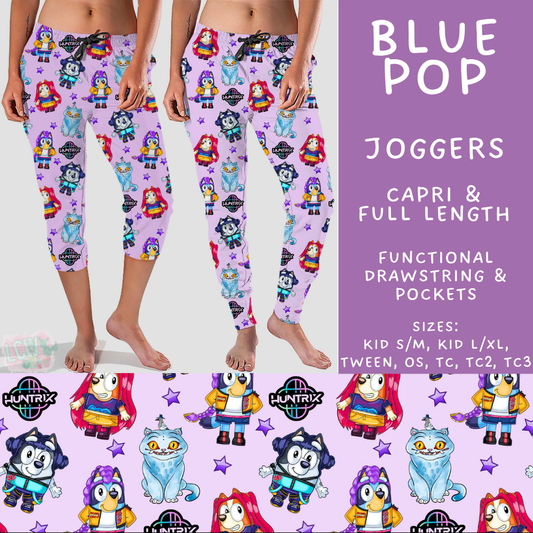 Batch #538 - Fun Run 23 - Closes 6/3 - ETA early August - Blue Pop Full and Capri Length Joggers