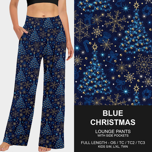 B253 - Preorder Blue Christmas Lounge Pants (Closes 9/28. ETA late Nov.)