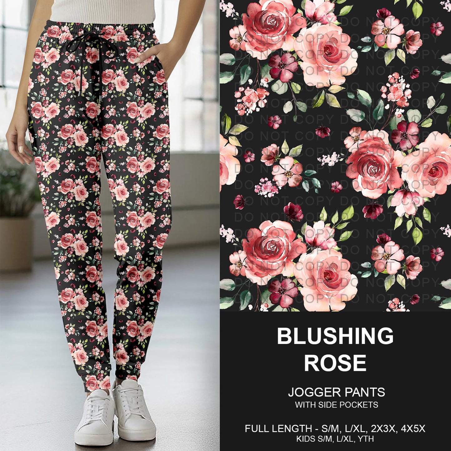 B262 - Preorder Blushing Rose Joggers (Closes 11/23. ETA late Jan.)