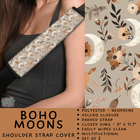 Batch #423 - Car Accessories - Closes 10/2 - ETA mid/late Nov - Boho Moons Shoulder Strap Pads