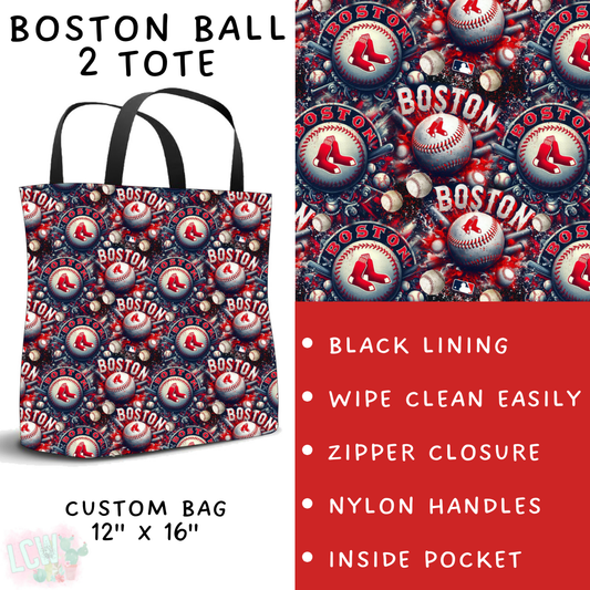 Batch #498 - Strike Out 3 - Closes 3/2 - ETA early May - Boston Ball 2 Tote - Alonna's Legging Land