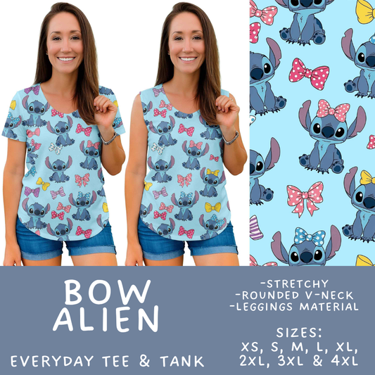 Batch #561 - June Request Run - Closes 7/27 - ETA late Sept - Bow Alien Everyday Tank & Tee