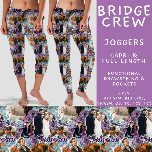 Batch #502 - Show Time - Closes 3/11 - ETA mid May - Bridge Crew Full and Capri Length Joggers