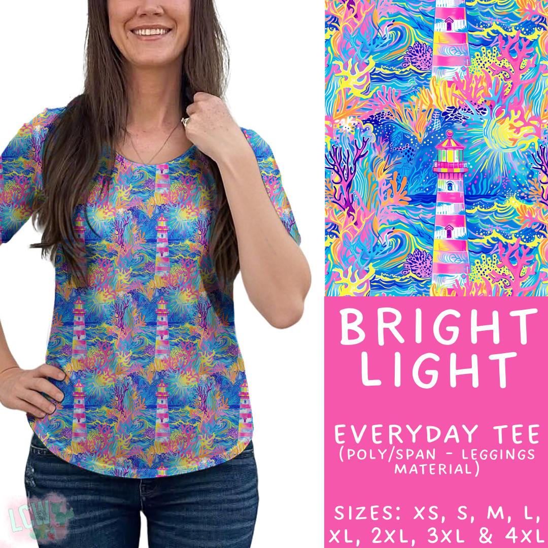 Batch #421 - Fun Run 15 - Closes 9/29 - ETA mid/late Nov - Bright Light Everyday Tee