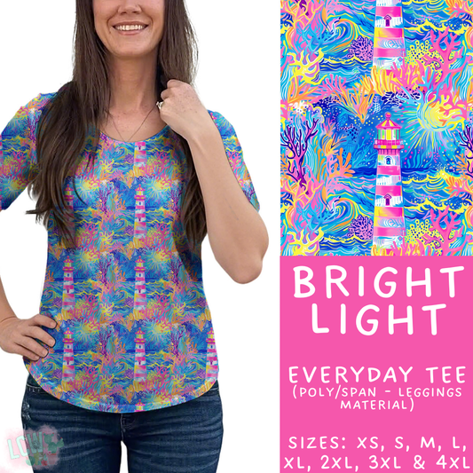 Batch #421 - Fun Run 15 - Closes 9/29 - ETA mid/late Nov - Bright Light Everyday Tee