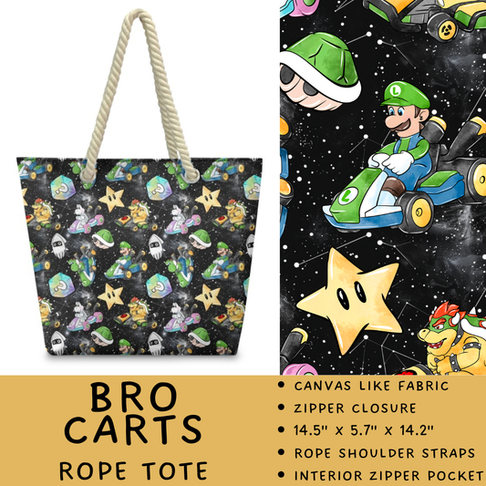 Batch #440 - Magical Character Rope Tote - Closes 10/31 - ETA mid Dec - Bro Carts Rope Tote