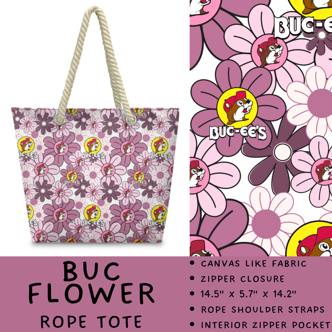Batch #447 - The Rope Tote - Closes 11/13 - ETA late Dec - Buc Flower Rope Tote