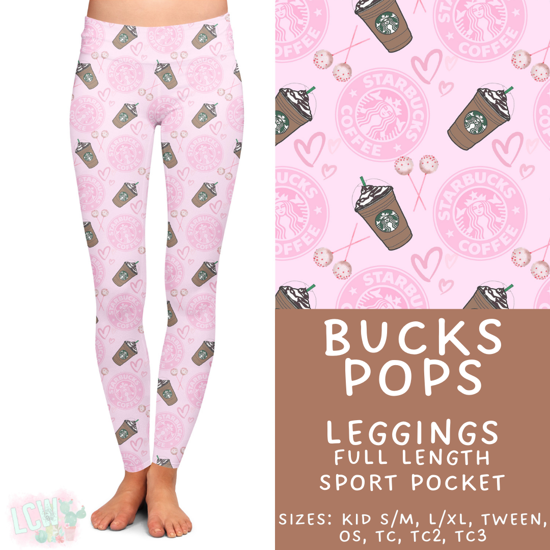 Batch #468 - Fun Run 18 - Closes 12/26 - ETA late Feb - Bucks Pops Full Length Leggings