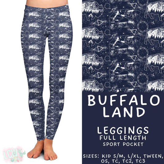 Batch #445 - Fun Run 16 - Closed 11/10 - ETA late Dec - Buffalo Land Full Length Leggings