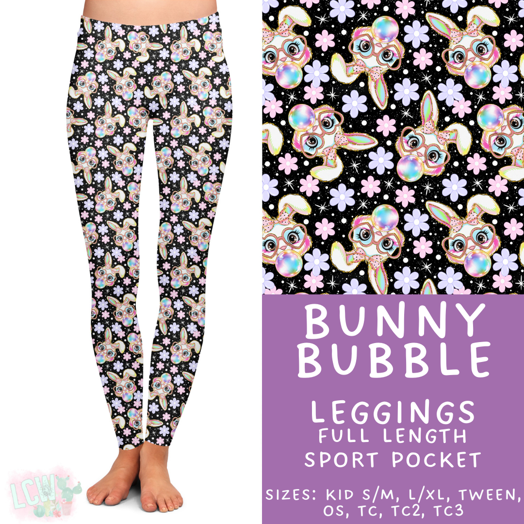 Batch #478 - Bunny Trail Collection - Closes 1/12 ETA - Early March - Bunny Bubble Full Length Leggings