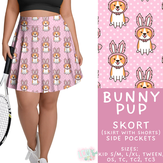 Batch #478 - Bunny Trail Collection - Closes 1/12 ETA - Early March - Bunny Pup Skort