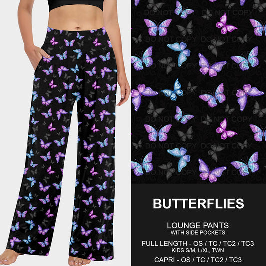 B222 - Preorder Butterflies Lounge Pants (Closes 4/06. ETA: mid June)