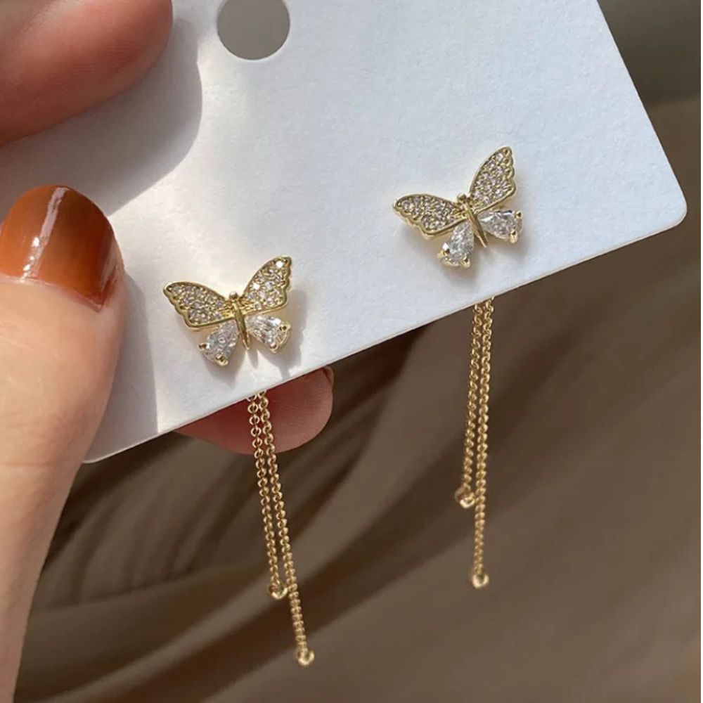 BUTTERFLY EARRINGS (PAIR) - Alonna's Legging Land